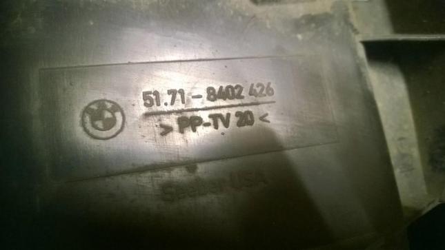 Воздуховод тормозного диска правый BMW X5 E53 51718402426деф 51718402426деф
