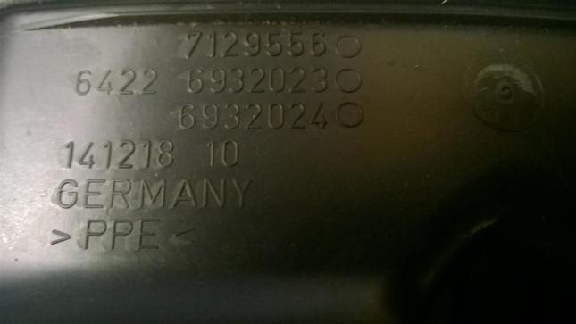 Дефлектор задний подлокотника BMW 5-серия E60/E61 64227129556