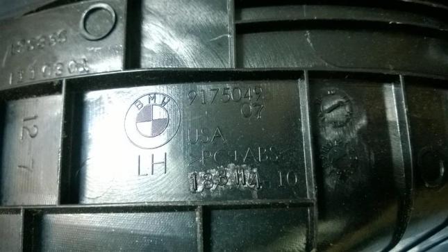 Накладка порога задняя левая внутренняя BMW X3 F25 51477222193