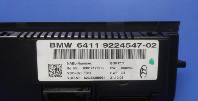 Блок управления климата BMW 3-серия E92/E93 64119224547
