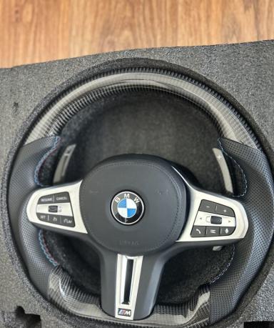 Карбоновый руль для BMW G30 X5 G05 X6 G06 X7 G07 123456