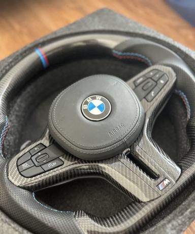Руль BMW G30 M5 F90 G01 G02 G11 карбон 123456