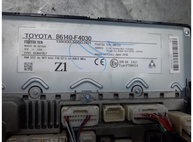 Дисплей информационный Toyota C-HR 86140F4030