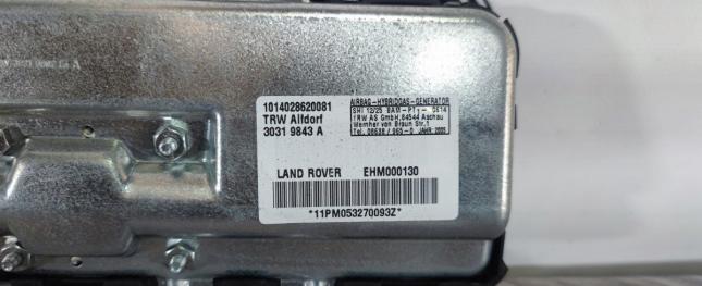 Подушка безопасности левая Range Rover L322 02-07 EHM000130