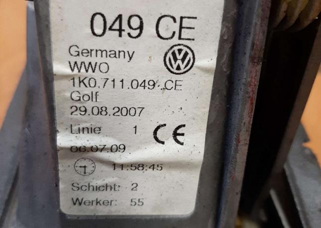 Кулиса МКПП 1K0711049CE VW Golf 6 1K0711049CE