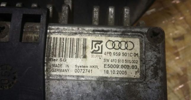 Вентиляторы системы охлаждения Audi A6 C6 Б/У 4F0959501C