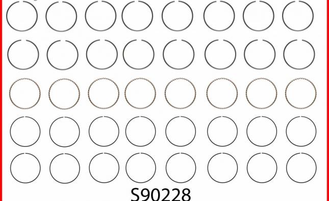 Кольца поршневые STD, комплект Ford S90228STD