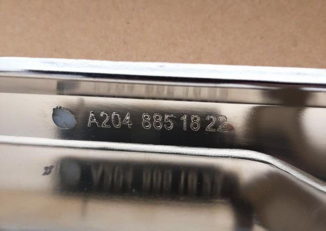 Накладка бампера переднего хром Mercedes GLK 204 2048851822