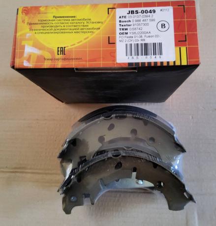 Тормозная колодка задняя Renault Fluence JBS0049
