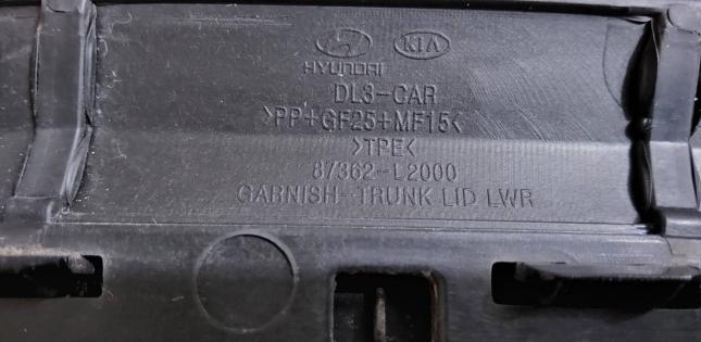 Накладка крышки багажника Kia K5 87361L2000