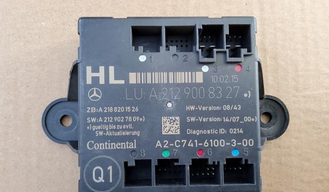 Блок управления двери Mercedes GLK 204 А2129008327 A2129008327