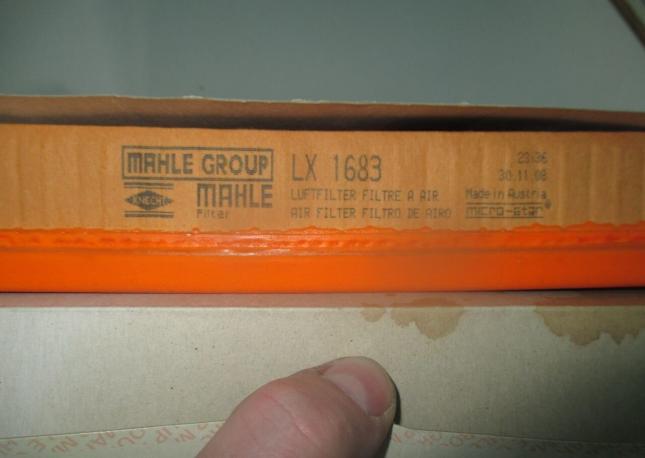 Воздушный фильтр Mahle LX 1683 Опель Астра G 1111111