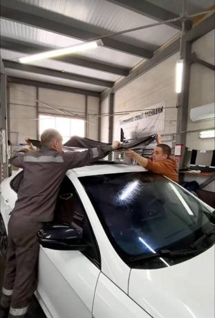 Лобовое стекло Geely Coolray (джелли кулрей) 9858A