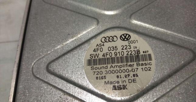 Усилитель звука Audi a6 c6 4f0910223b/4f0 910 223 b