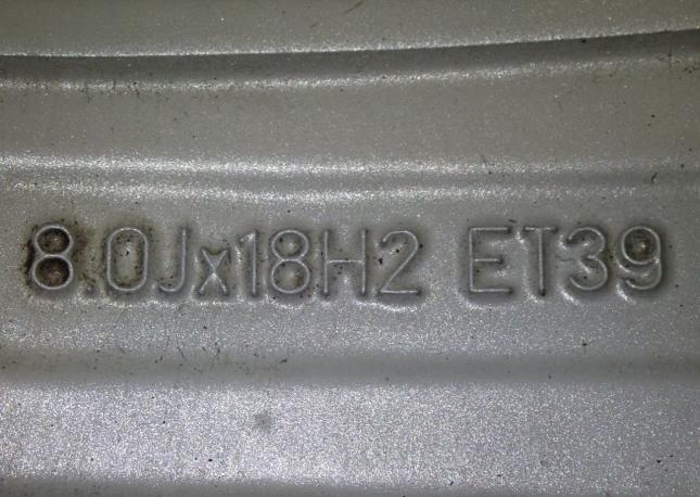 Оригинальные R18 диски Audi A6 2к