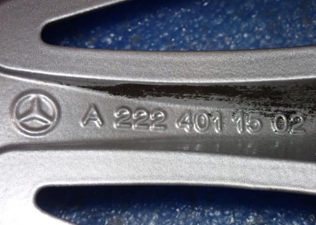 Два оригинальных диска Mercedes W222 R19 сварка