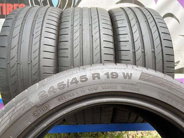 245/45 R19 Continental ContiSportContact 5 летние