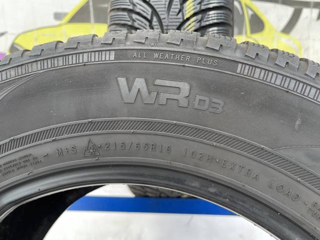 215/65 R16 Nokian Tyres WR D3 зимние нешипованные