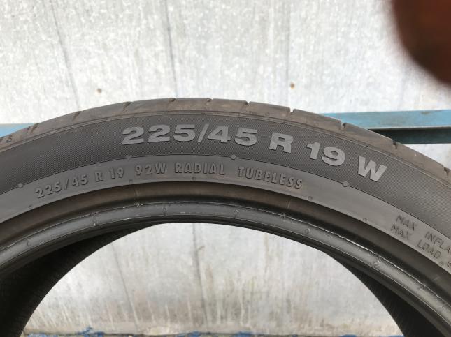 225/45 R19 Continental SportContact 5 92W
