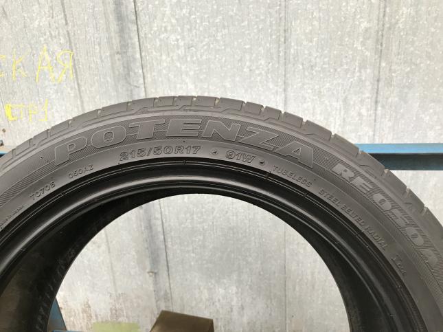215/50/17 Bridgestone бу летние шины 215 50 17