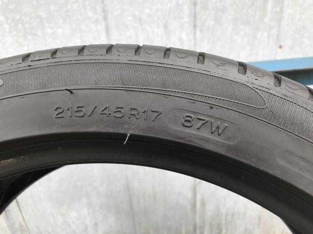 215/45/17 Michelin бу летние шины 215 45 17