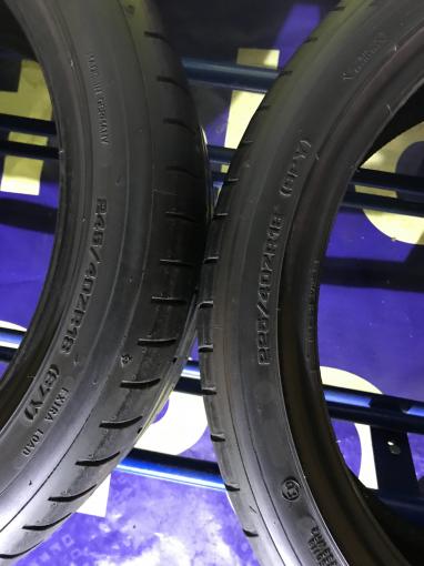 Разноширокие шины 225/40 R18 и 245 40 18 Dunlop RT2