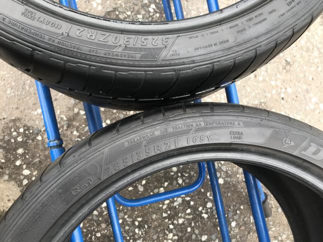 Спарка 325/30 R21 и 285/35 21 Dunlop Runflat