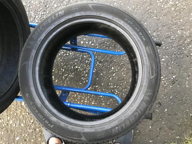 Шины бу 4шт 245 45 R18 Michelin Primasy 3