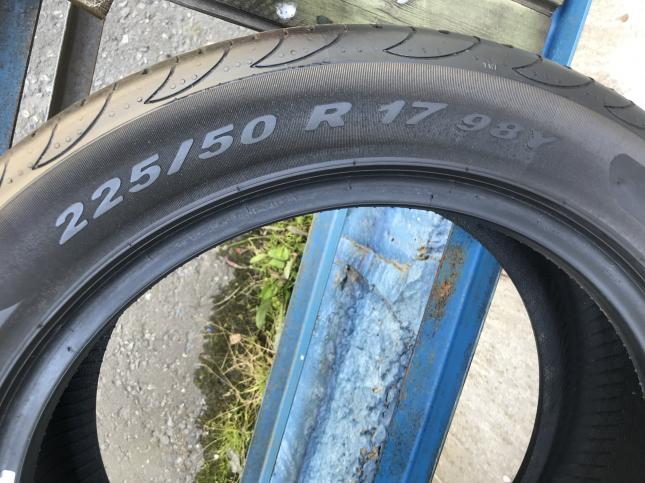 Шины бу 4шт 225 50 R17 Pirelli P Zero Nero