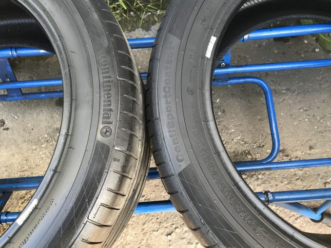 Разноширокие на GLA 275/45 и 315/40 R21 21 Continental 5