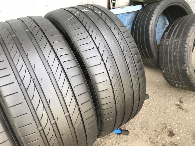 Спарка Porsche 265/40 и 295/35 R21 Continental 5