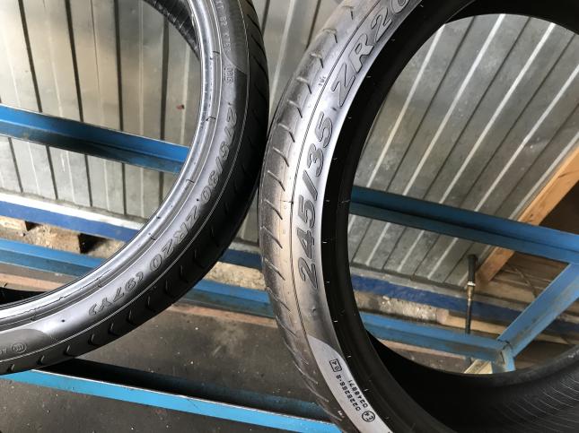 Разноширокие 245 35 20 и 275 30 R20 Pirelli p zero