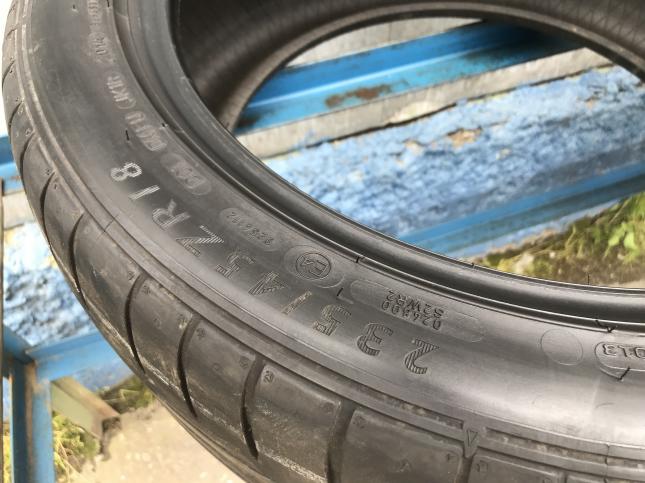 Шины бу 235 45 R18 Pirelli p zero Dunlop maxx