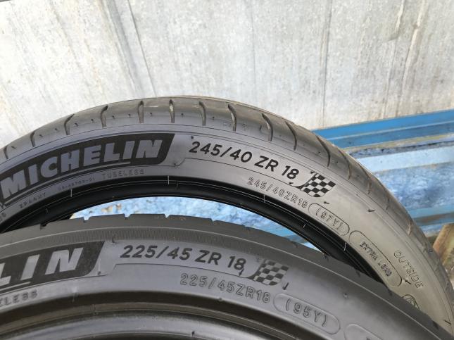 Спарка 225/45/18 и 245 40 18 Michelin Pilot Sport 4