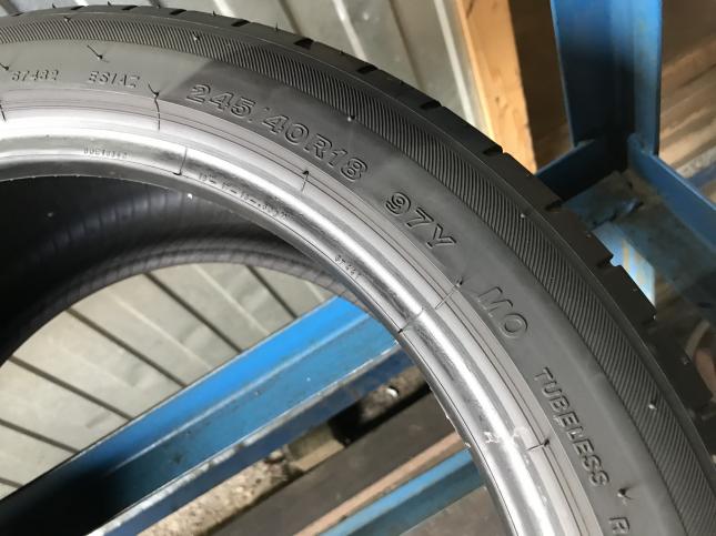 Шины бу 4шт 245 40 18 R18 Bridgestone Potenza S001 MO