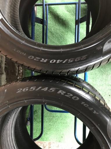 Спарка на Macan 265 45 r20 и 295/40 Pirelli