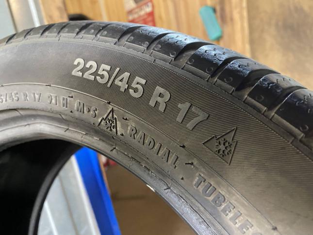 225/45R17 Continental комплект зима Липучка