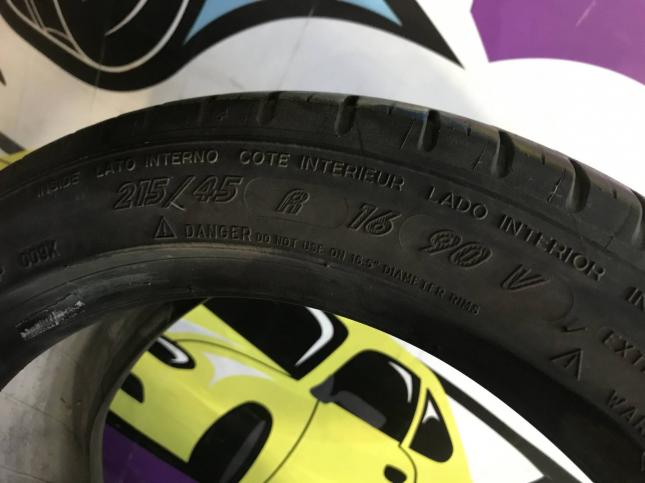 215/45 R16 Michelin Pilot Sport 3 летние