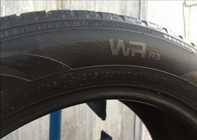 215/55R17 98V XL Nokian WR 3A Комплект