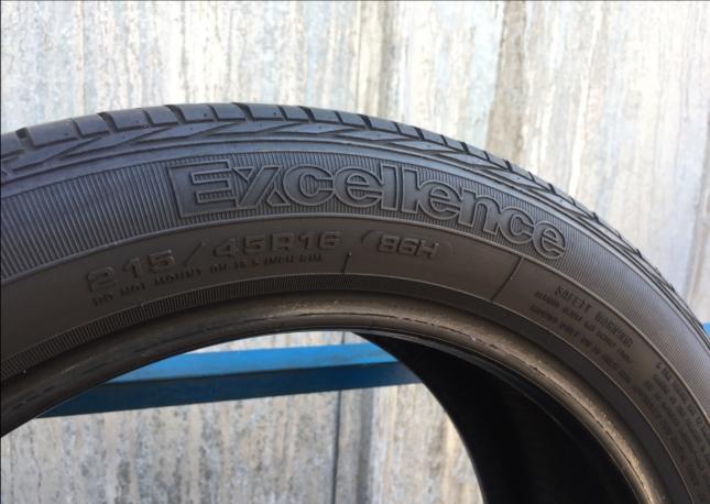 215/45R16 86H Goodyear exelence Комплект