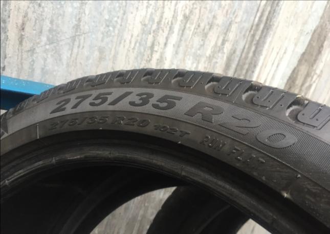 275/35R20 102T Run Flat Pirelli winter Carving 2шт