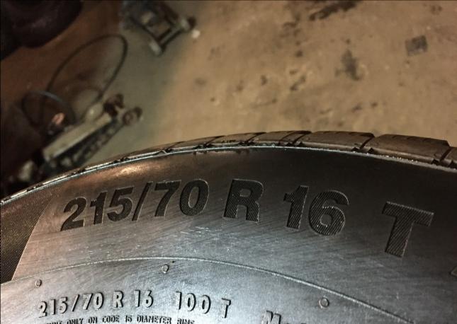 215/70R16 100T Continental winter contact TS850P