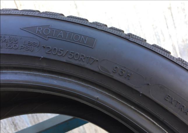 205/50R17 93 Н Michelin Alpin 5 две штуки