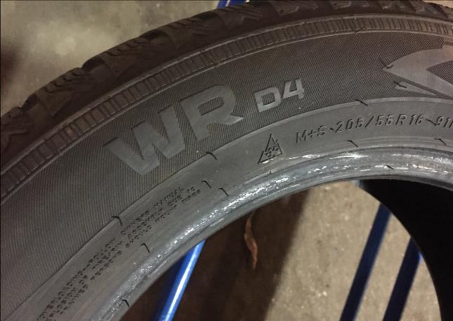 205/55R16 91H Nokian WR D4 две штуки wfg1