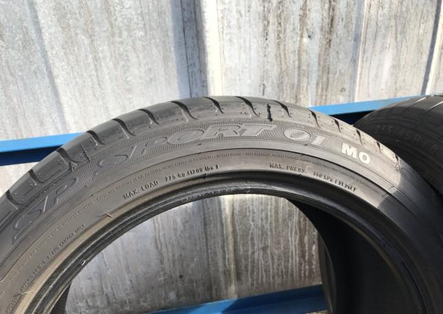 Разноширокие 235/50/18 255/45 Dunlop sp sport01 4ш