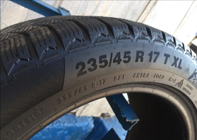 235/45R17 97T XL Continental Viking contact 6 одно