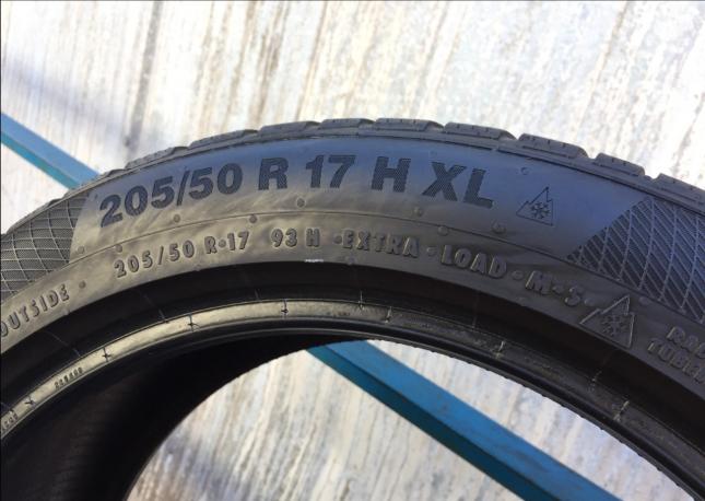 205/50R17 Continental winter Contact TS850P 4шт