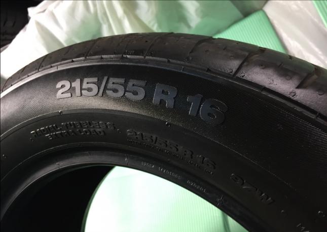 215/55R16 Continental premium contact 2 две штуки