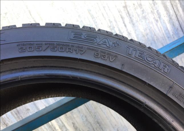 205/50R17 93V ESA+ tecar super Grip 7 HP пара