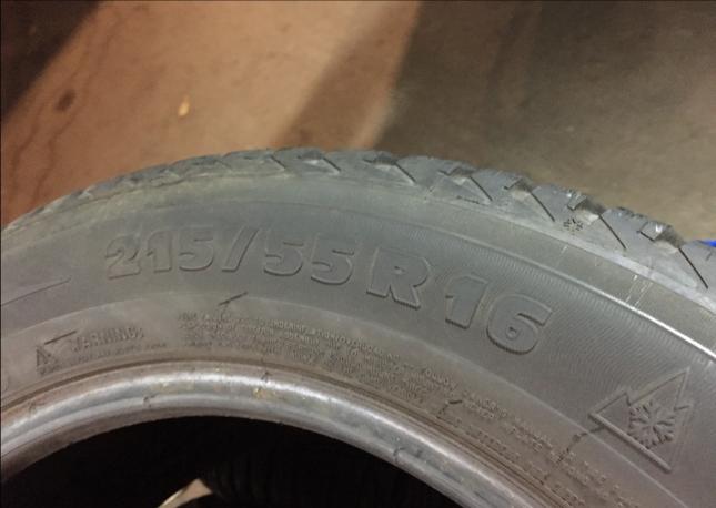 215/55R16 93H Michelin Alpin 4 Комплект gvf1